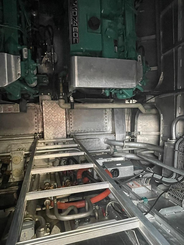 Lifeboat engine room 