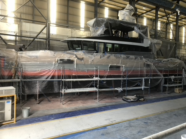 Explorer Yacht in Build