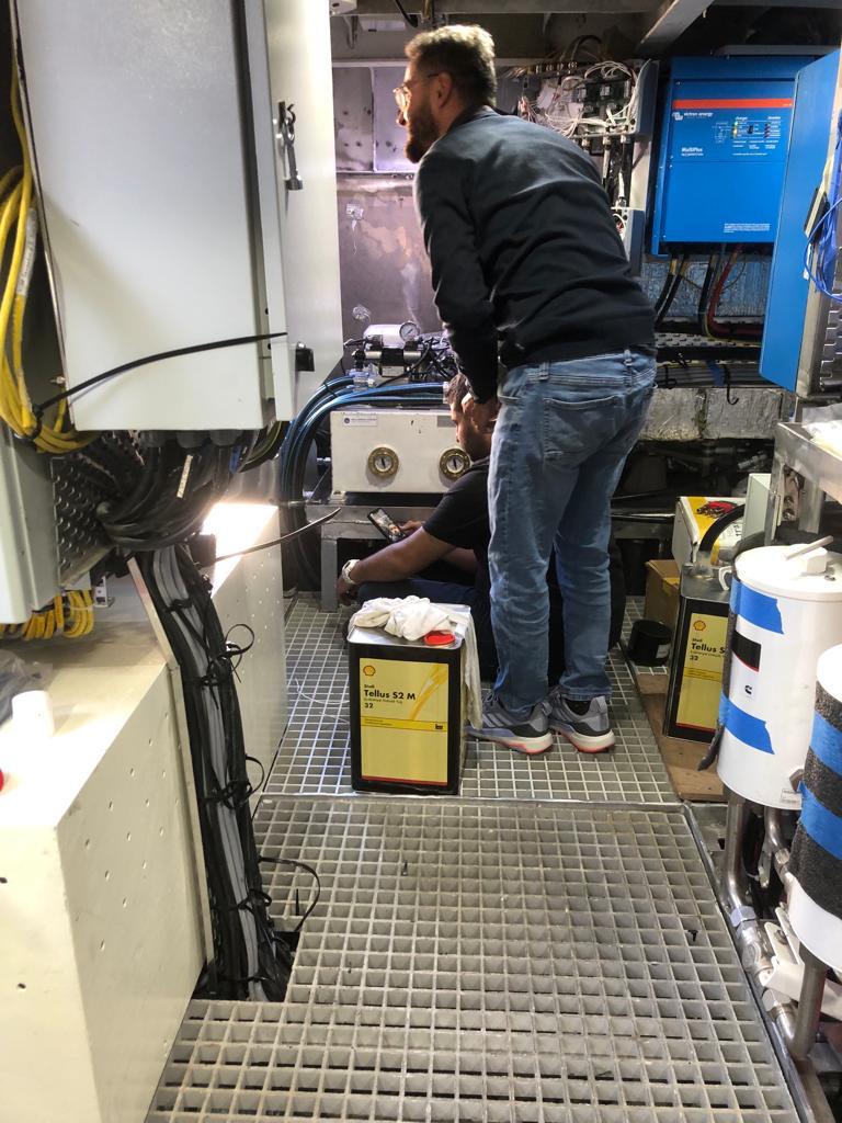 Explorer Yacht Steering Commissioning