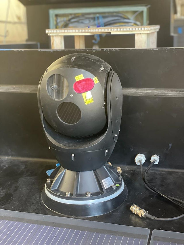 FLIR camera on an explorer yacht
