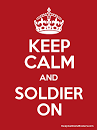 keep calm and soldier on