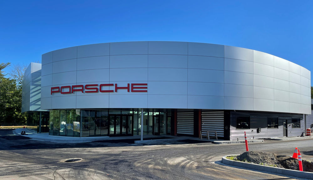 Check out the signage just installed at Herb Chambers Porsche of