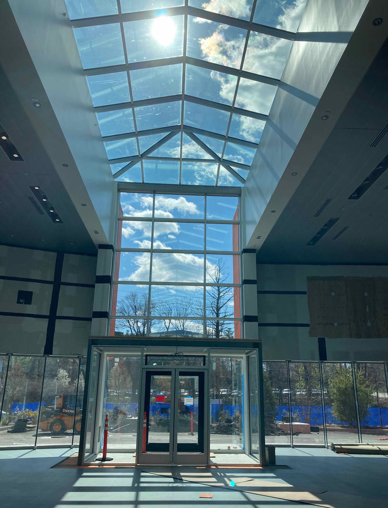 Beautiful daylight coming in the entryway at Herb Chambers Porsche of