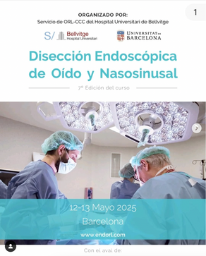 Curso Disección Endoscópica de Oído y Nasosinusal 2025.