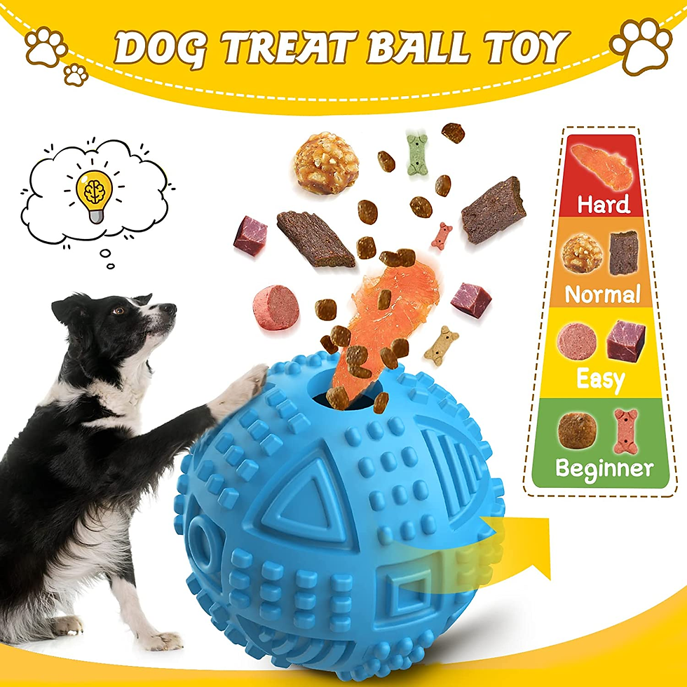Thumbnail: Dog Balls Treat Dispensing Dog Toys for Aggressive Chewers