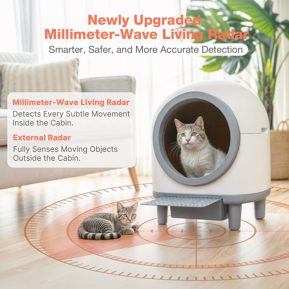 Thumbnail: Smart Self-Cleaning Cat Litter Box with APP Control & Odor-Free Technology, Auto