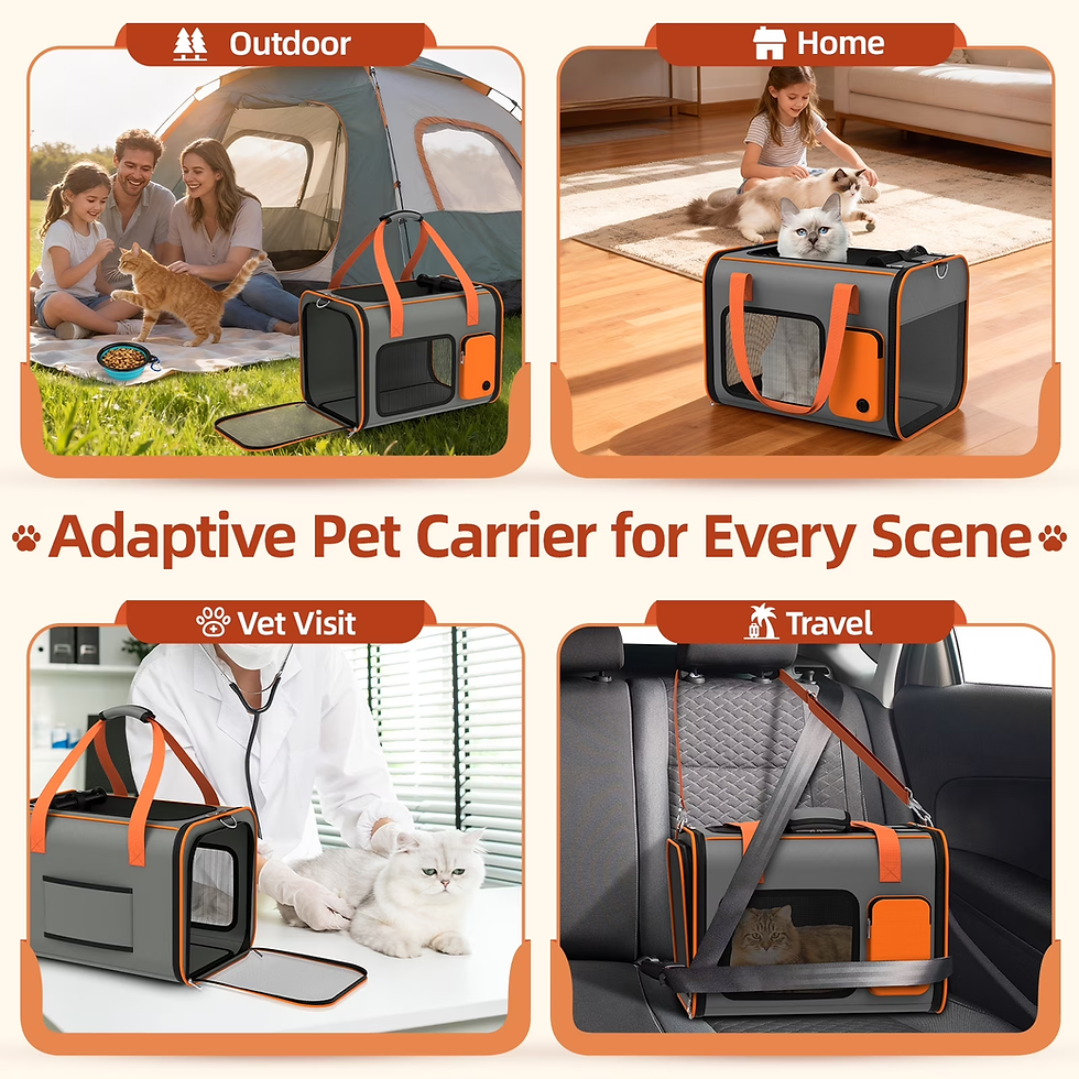 Thumbnail: Soft-Sided Pet Travel Carrier