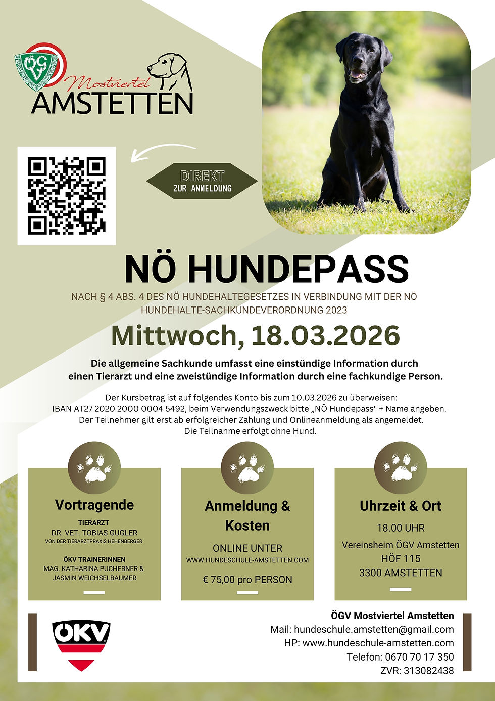 NÖ Hundepass 18.03.2026