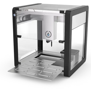 縮圖：Opentrons OT-2 Robot with P300 single channel pipette and P20 8 channel pipette