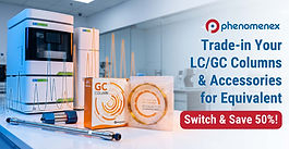 Switch & Save 50%! Trade-in Your Other Brand's LC/GC Columns for Phenomenex Equivalent Solutions Today