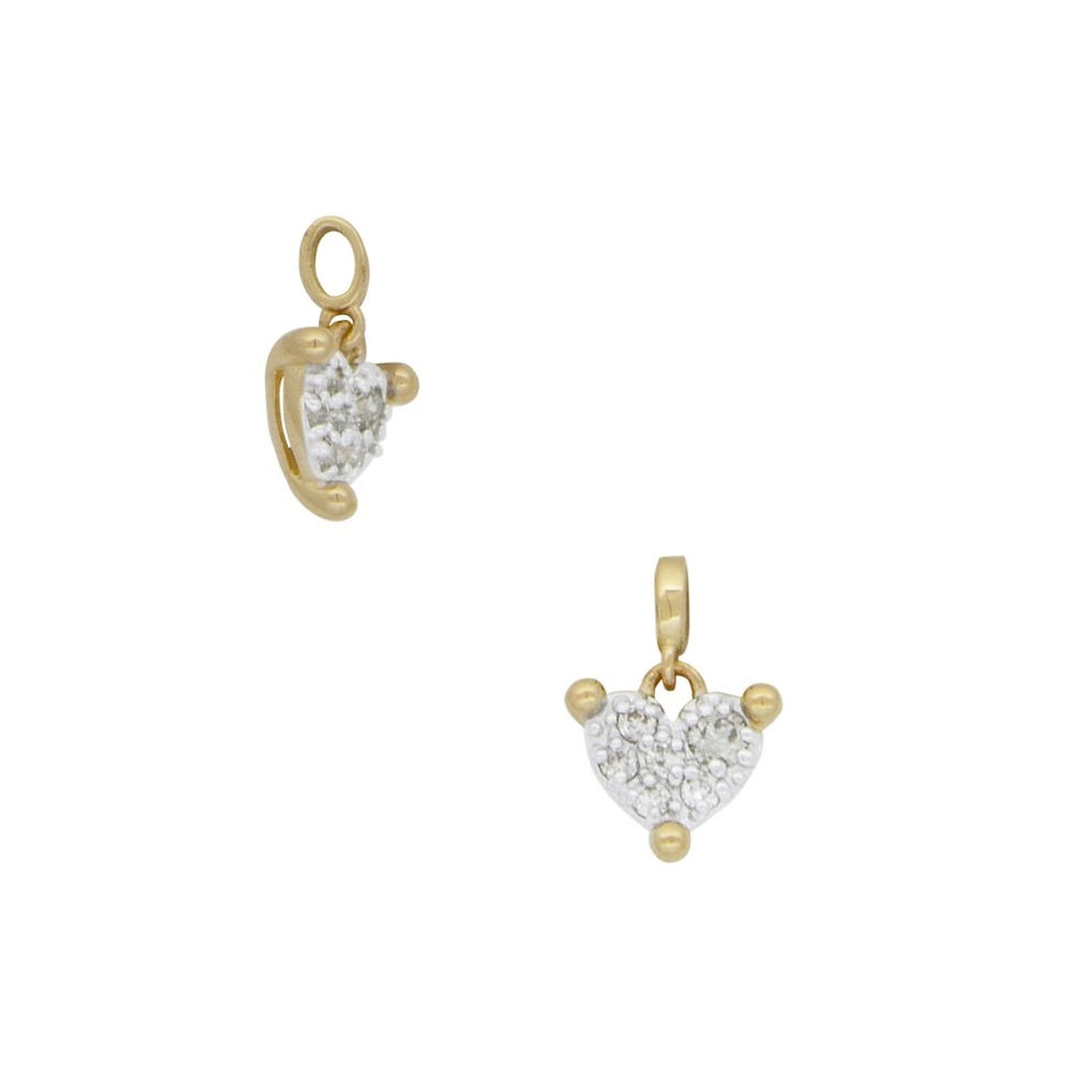 Thumbnail: Diamond heart Gold Necklace fine jewelry woman gift valentines day Christmas gift
