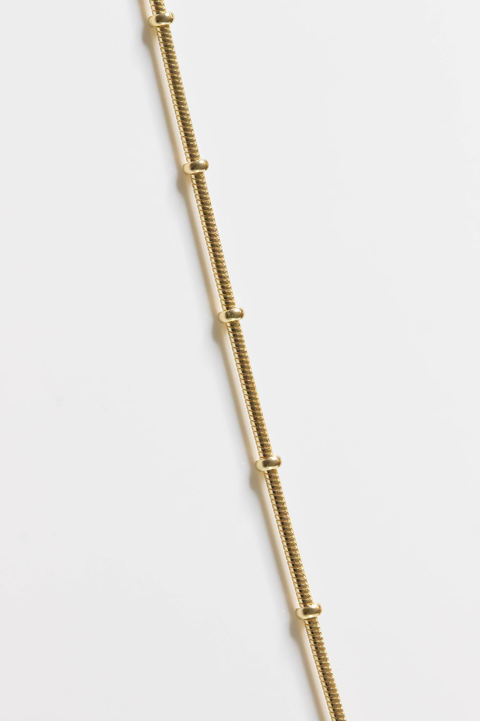 Thumbnail: gold jewelry choker necklace fine snake bullet chain