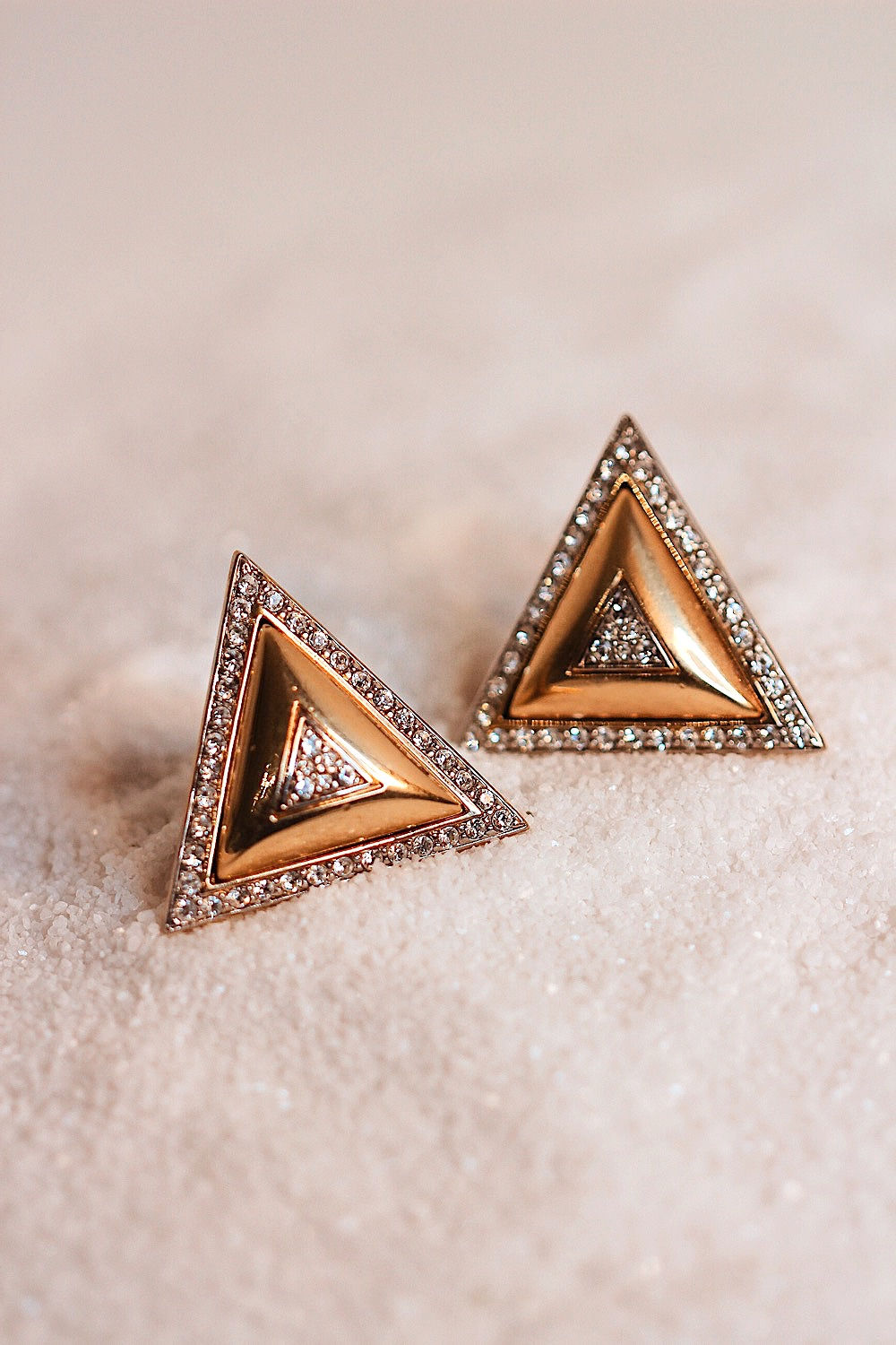 Vintage {Triangle} Earrings