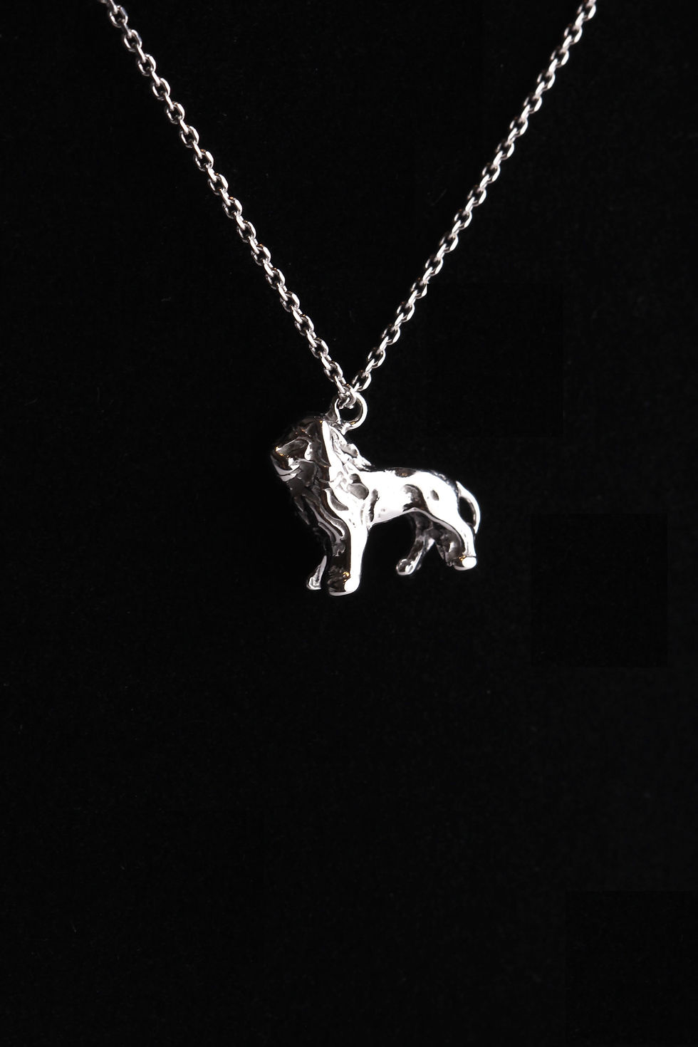 Thumbnail: 925 Sterling Silver {Leona} Lion Necklace