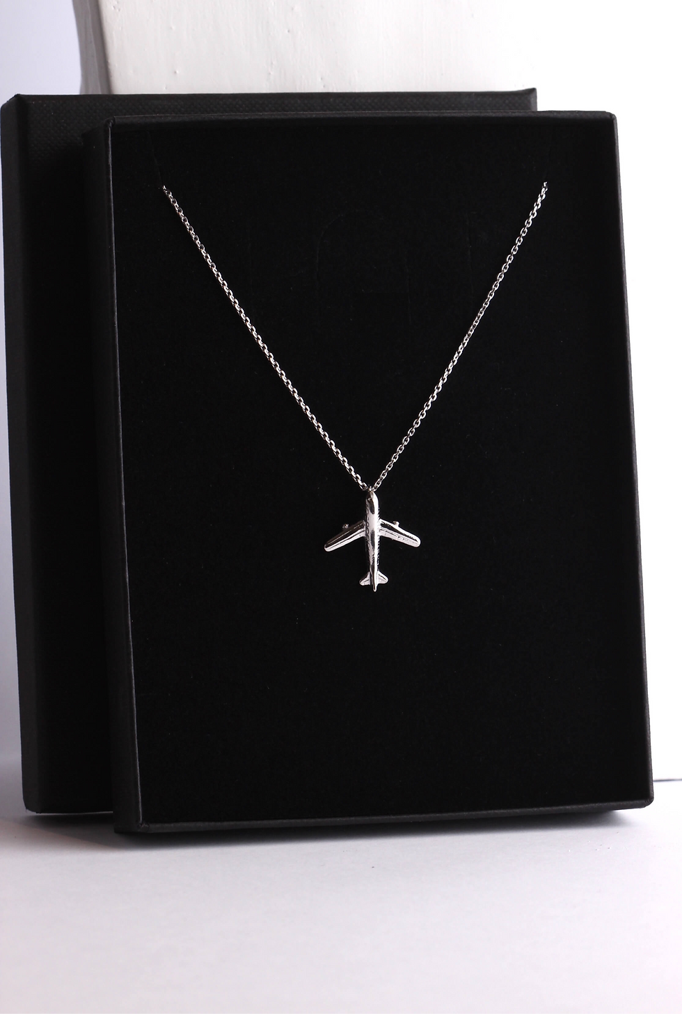 Thumbnail: 925 Sterling Silver {Atlana} Jet Necklace
