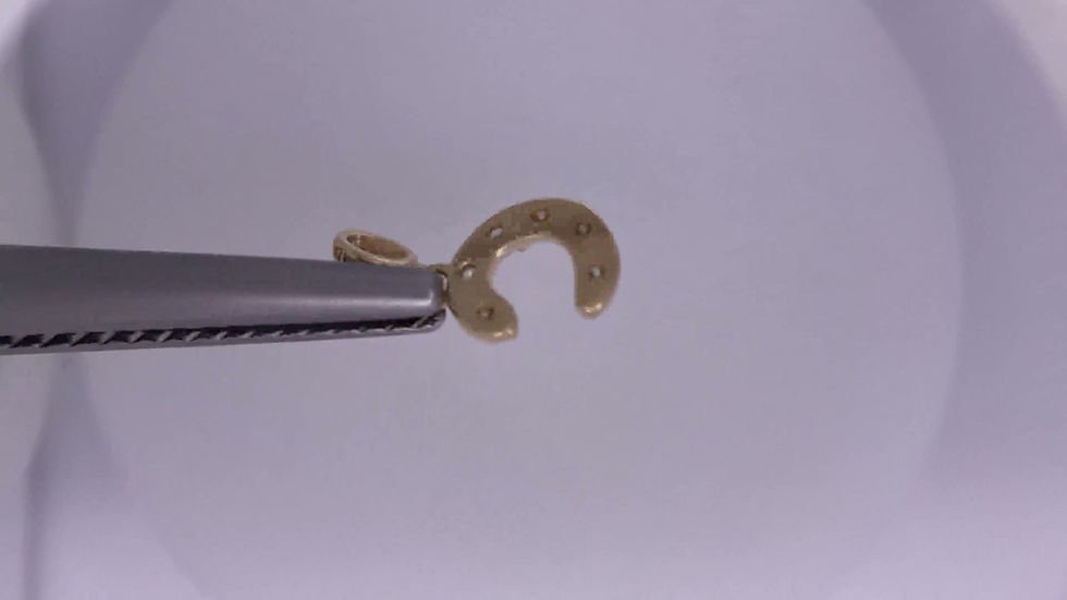Thumbnail: 14k Gold or Whitegold Diamond {Cursive Initial} Necklace