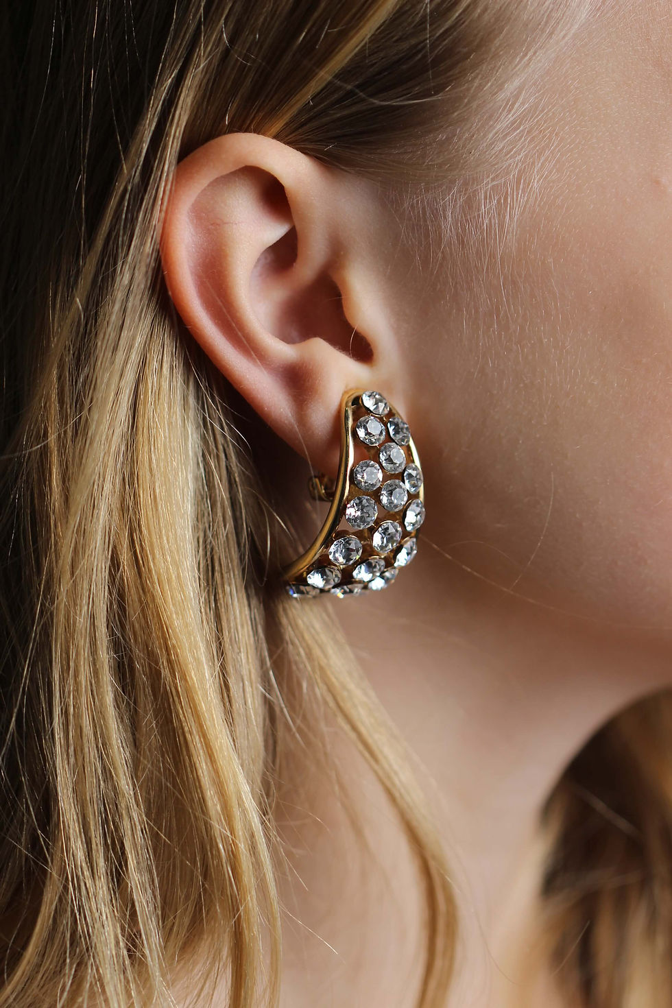 Thumbnail: Vintage {Hedy Lamarr} Earrings