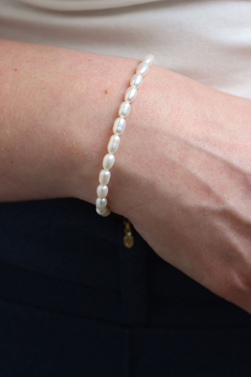 Thumbnail: Natural Pearl Bracelet {Rokoko}