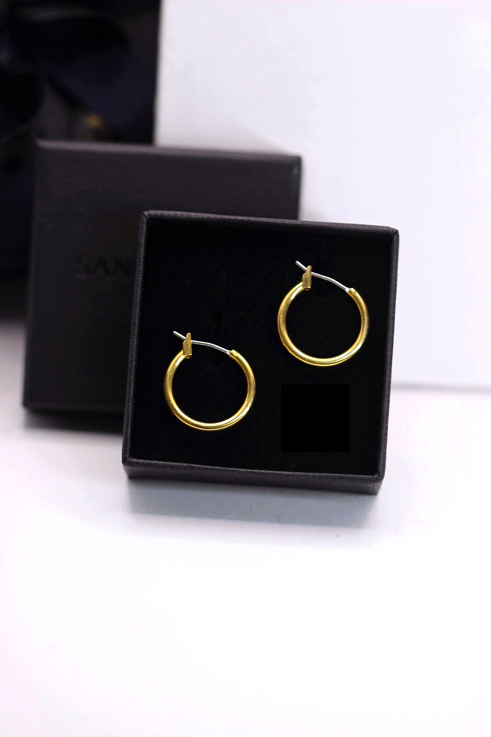 Thumbnail: 18k Gold-filled {Glossy} Hoop Earrings •medium•