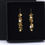 Thumbnail: Christmas earrings star charm gold earrings, present for her