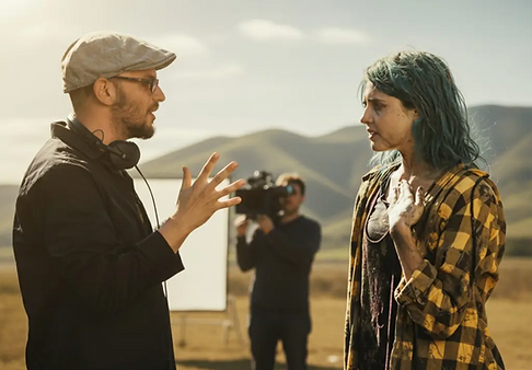 Florian Schnell bei Dreharbeiten zum Kinofilm „Offline“