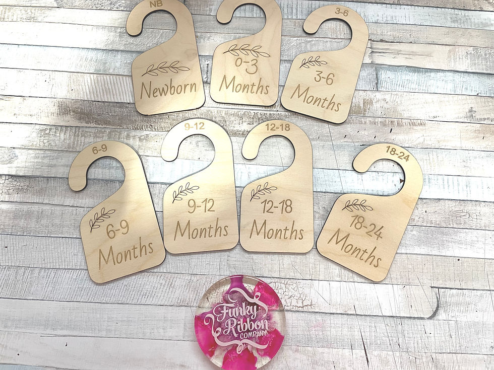 Personalised Wooden Size Dividers – Customised with Your Logo and Sizes