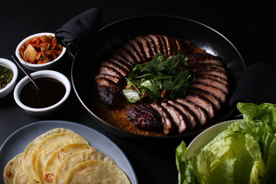Five-Spice Roasted Duck at Momofuku Las Vegas at The Cosmopolitan