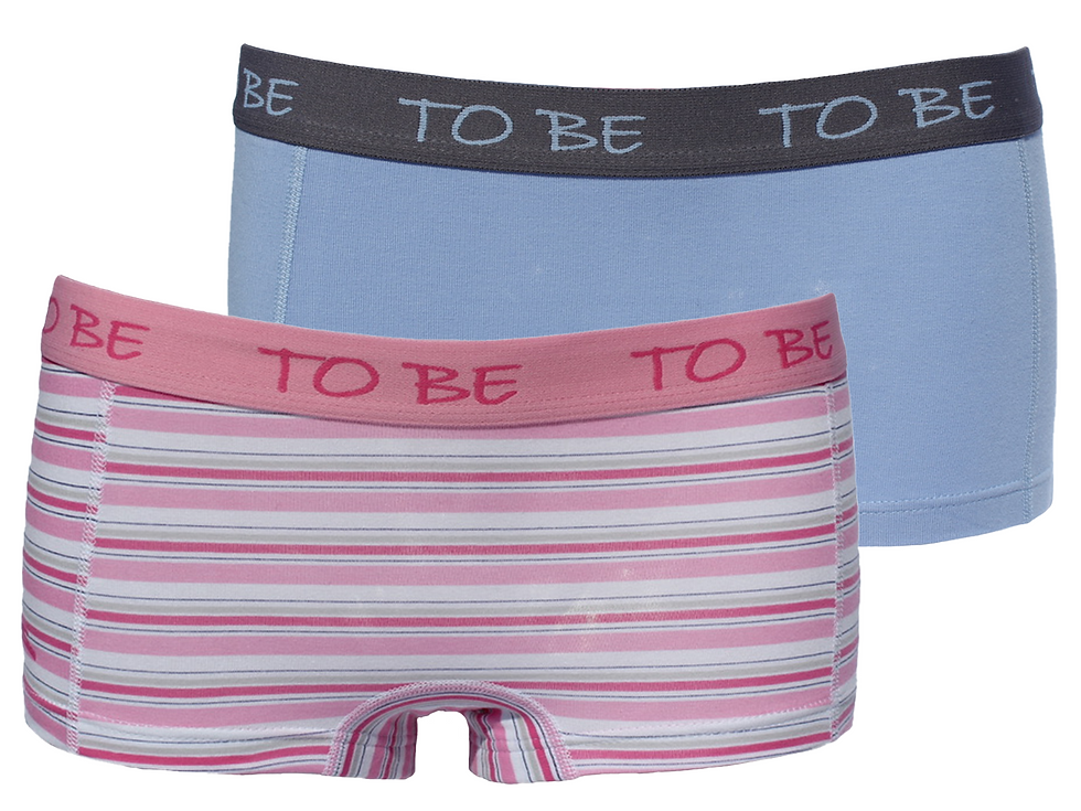 2 - pk. Stripes & serinity blue.