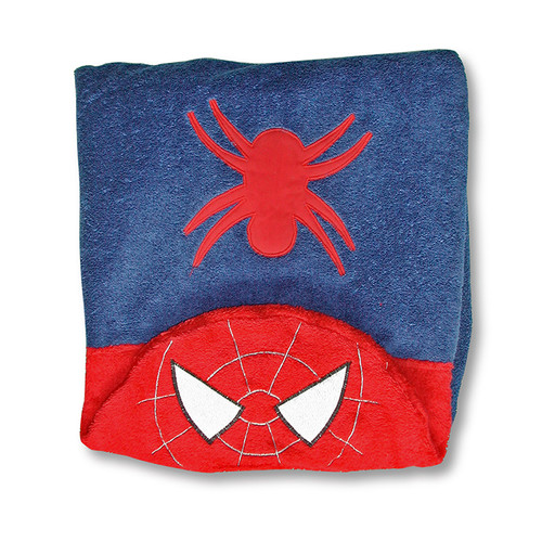 Spiderman Hooded Character Towel Tubby Towels