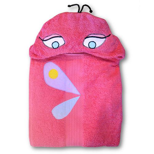 Butterfly Hooded Character Towel Tubby Towels