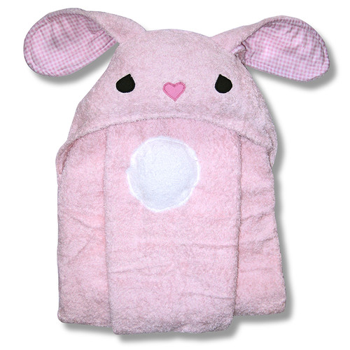 Bunny Rabbit Hooded Character Towel Tubby Towels