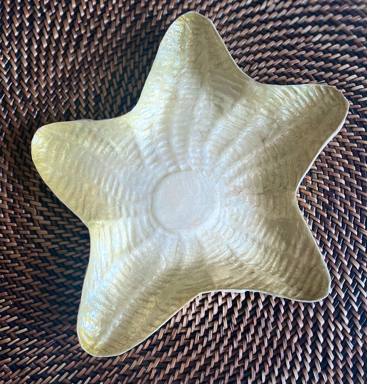 Capiz Tray - Star