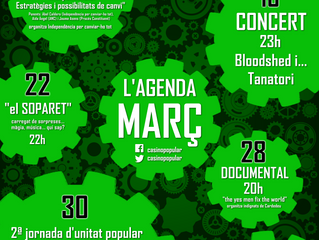 Març - Abril al Casino Popular de Cardedeu