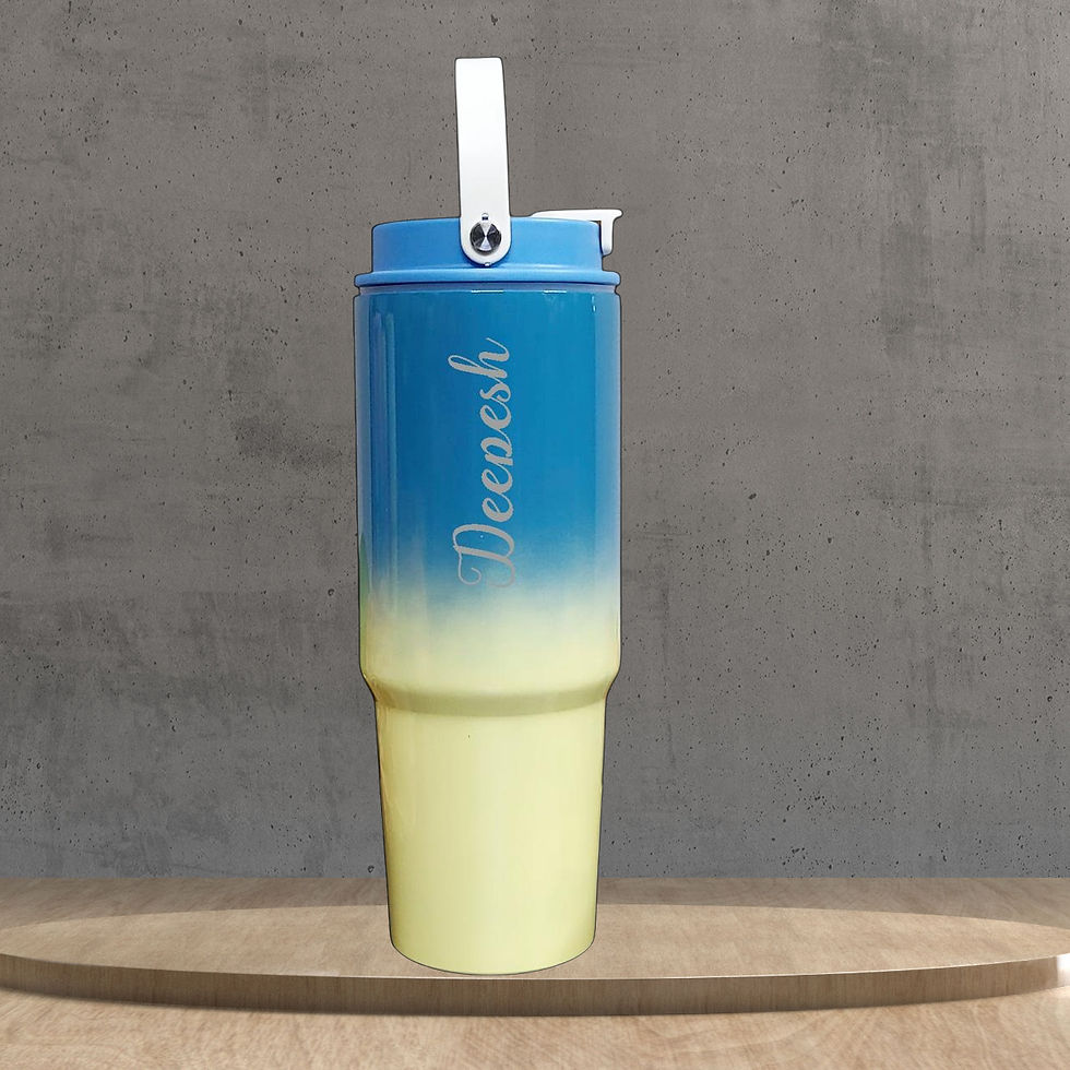 Thumbnail: Premium Dual-Tone Stainless Steel Tumbler