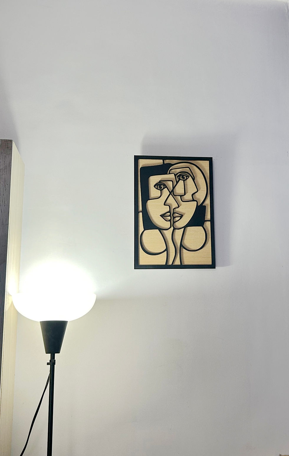 Thumbnail: Picasso-Inspired 3D Wooden Art Portrait - 2
