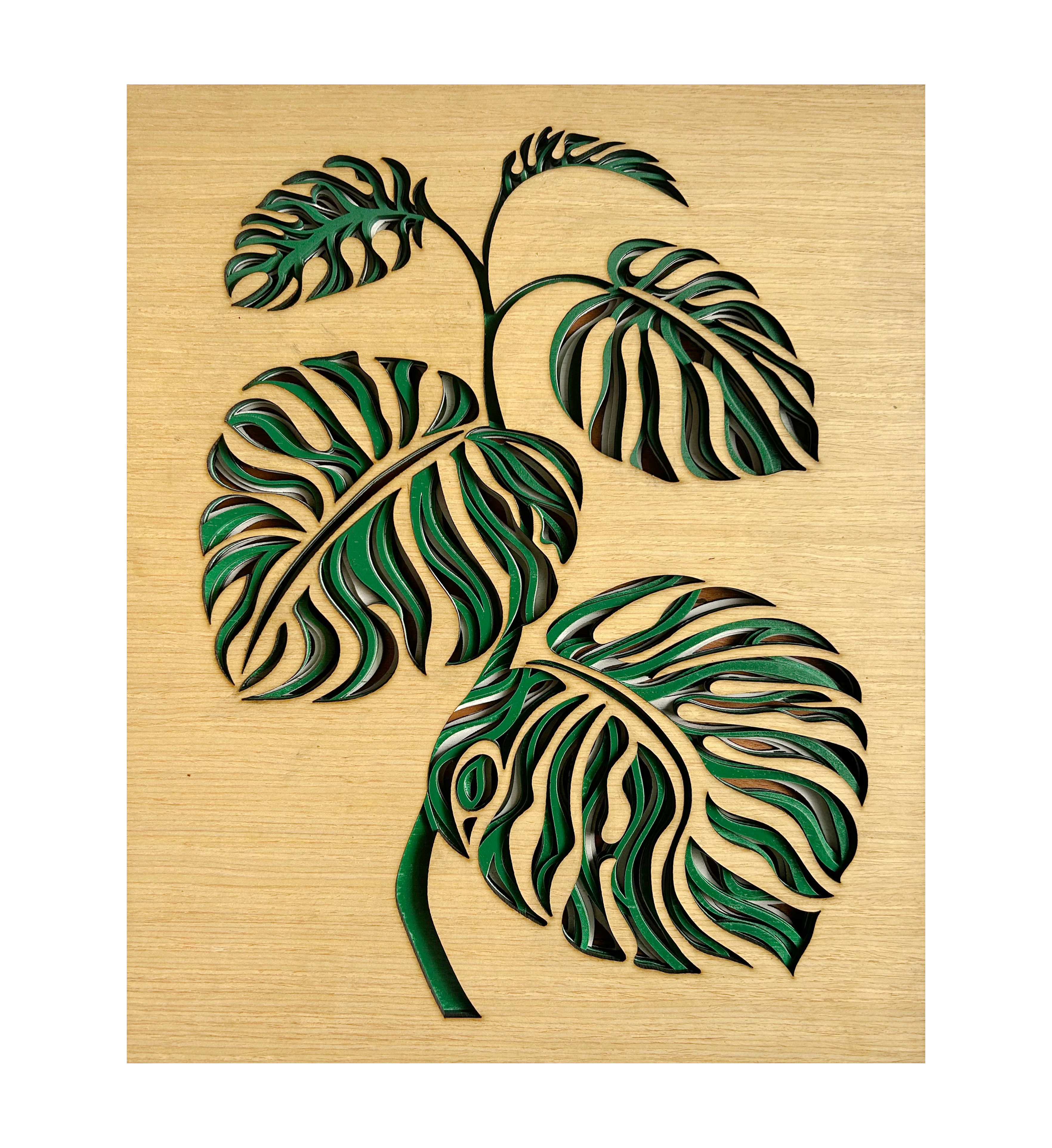 Leaves Abstract Mandala – 6 Layers