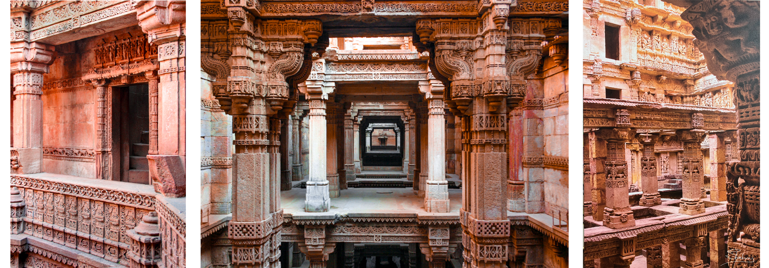 Steps To Heaven Photographic Triptych