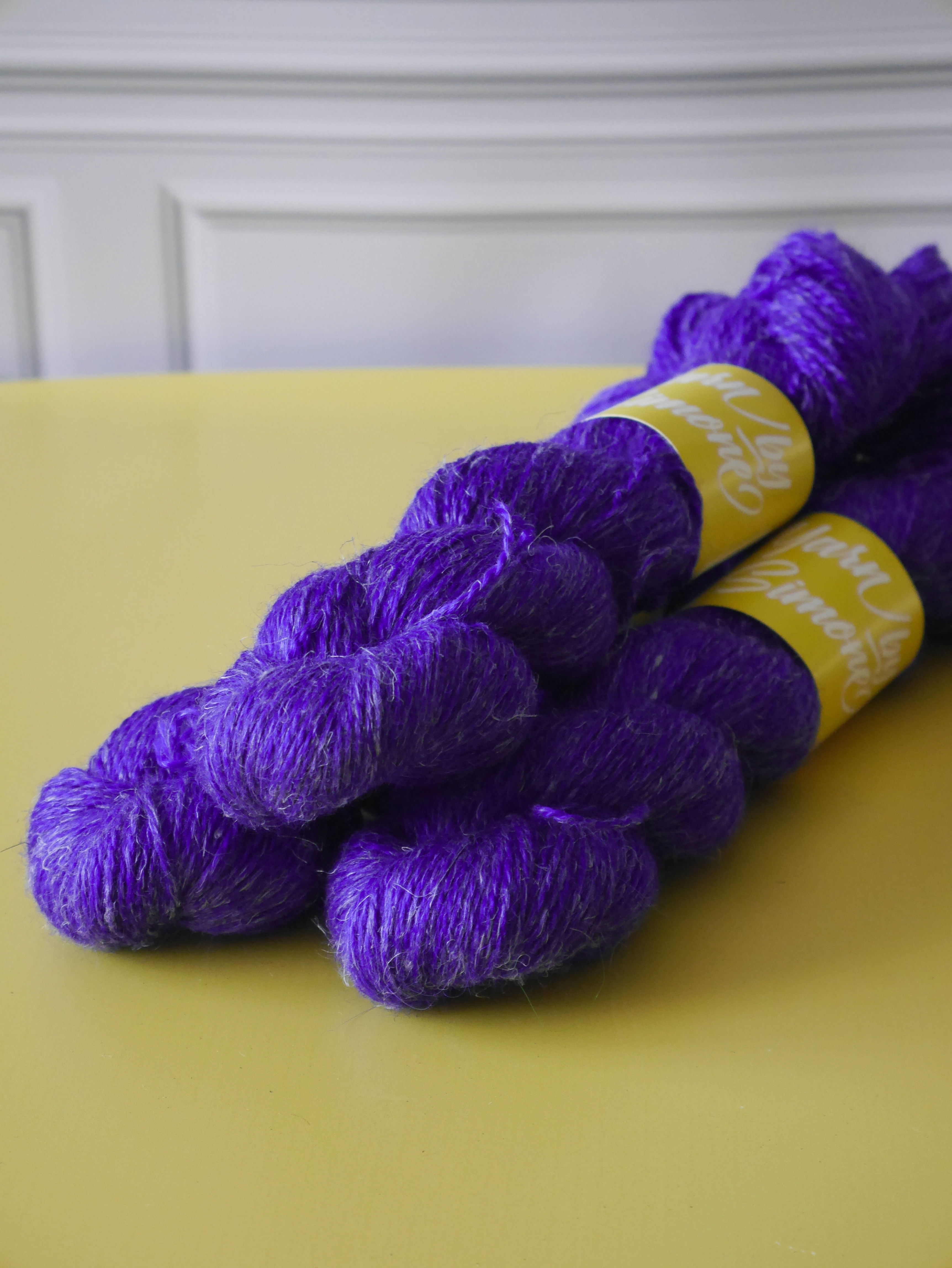 ULTRA VIOLET - ALS - 50% Baby Alpaga 25 % linen 25 % Soie - DK