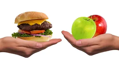 Comida chatarra vs comida saludabla WP.webp