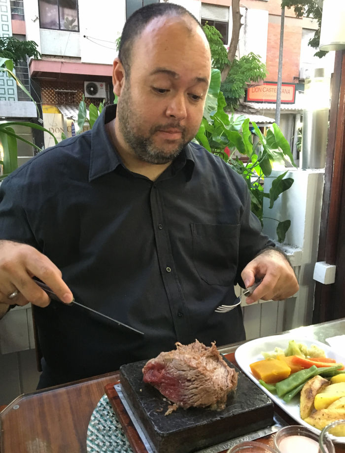 Bife na pedra