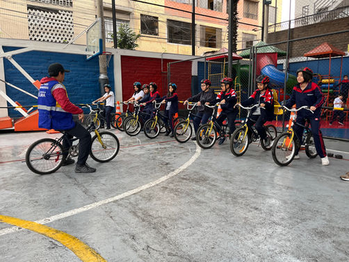 YMCA Colegios Rímac participó en el programa "Al Cole en Bici" promovido por la Gerencia de Movilidad Urbana de la Municipalidad de Lima