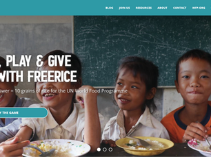 Freerice.com is a website worth your minutes