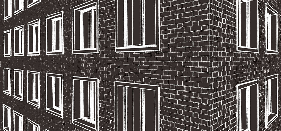 Brick Building Sketch