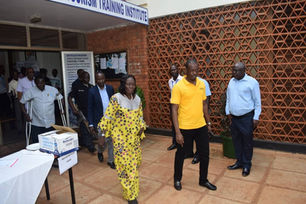 First Deputy Prime Minister Rebecca Alitwala Kadaga tours projects undertaken by MTWA in the Busoga sub Region