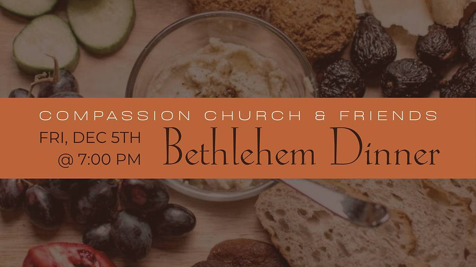 Bethlehem Dinner