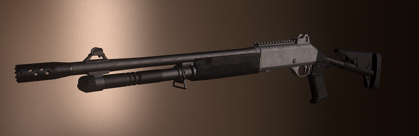 This image of a Benelli M1014 weapon for the videogame Zombie Gunship Survival, shows the incredible detail and realism that can be created by the talented 3D artists at Glenda Studio, a 3D art outsourcing firm from HCM in Vietnam. Specializing in weapons, vehicles, props, environments, characters and e-commerce products for AAA and Indie game developers and commercial businesses worldwide.