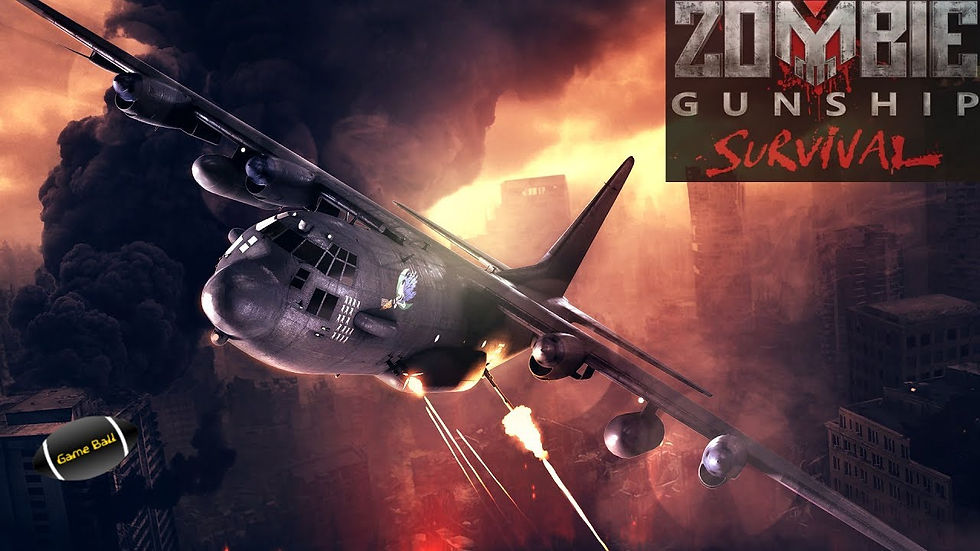 This is a image from the box art for the mobile game Zombie Gunship Survival. Glenda Studio 3D art outsourcing studio, Vietnam partnered with the game developers to esign over 70 of the weapons used in the game both in the AC 130 Gunship and by the ground forces.