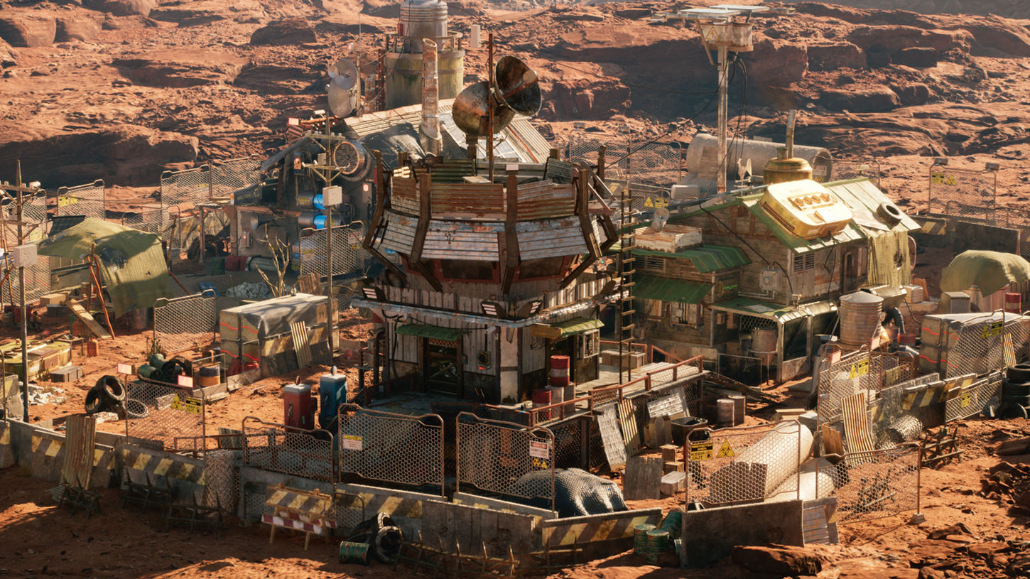 A image from an apocalypse outpost scene created by the talented 3D artists of Glenda Studio, Vietnam - a 3D art outsourcing firm.
Glenda Studio specializes in modelling environments, buildings &  scenic props. Creating Worlds, level design for top games, simulations and Web 3.0
