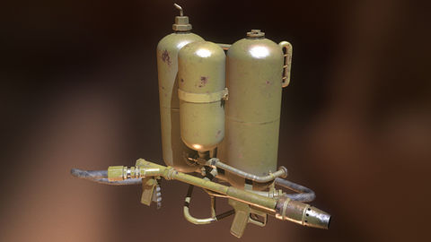Modern M2 Flamethrower designed in 3D by the elite 3D artists at Glenda Studio, Vietnam. Glenda Studio is an experienced Art Outsourcing firm specializing in Vehicles, weapons and props for AAA game companies worldwide