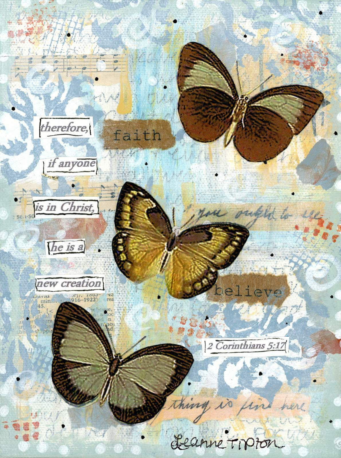 Butterflies New Creation Magnet